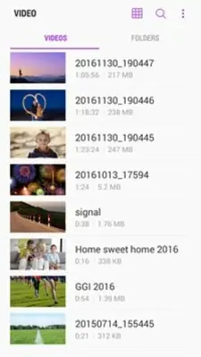 Samsung Video Library android App screenshot 1